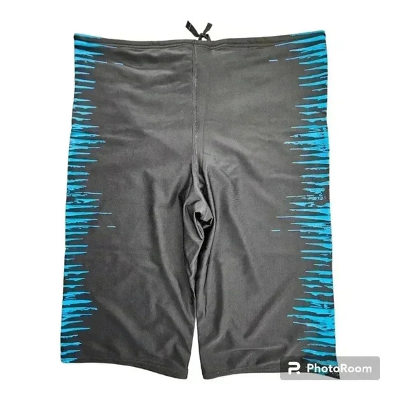 Speedo Men's Swimsuit Jammer ProLT Interface Glow 7705759 mens 38 Black/Blue - Picture 3 of 8